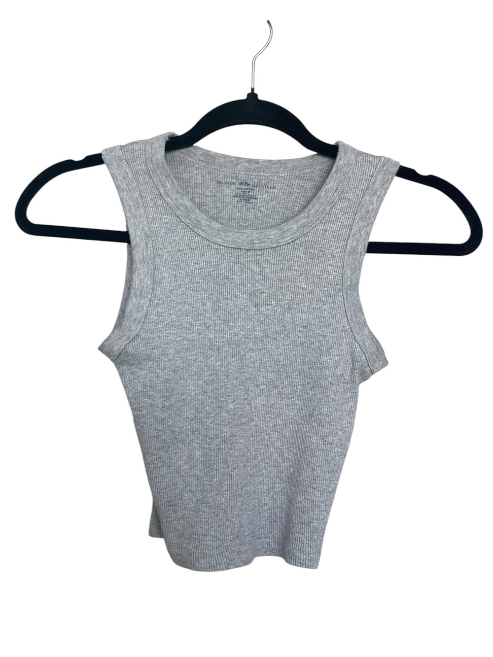 Brandy Melville Heather Gray Ribbed Tank